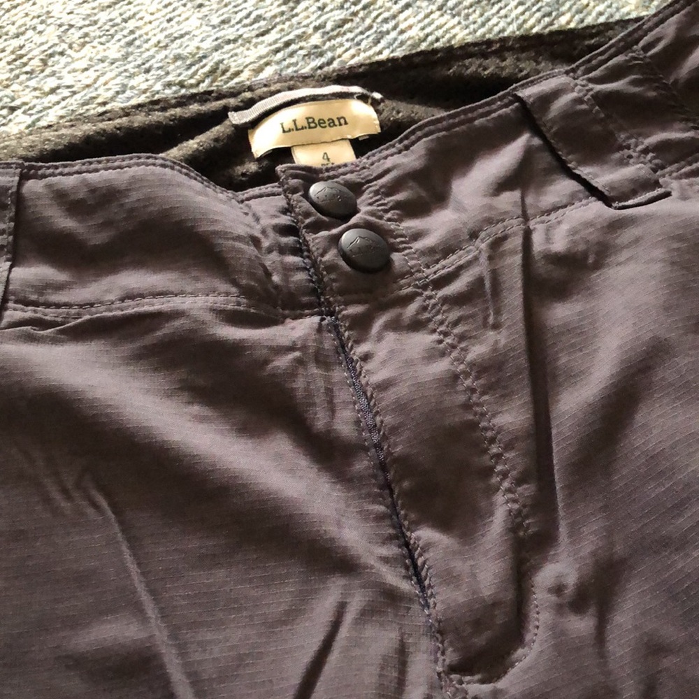 ll bean gray hiking pants